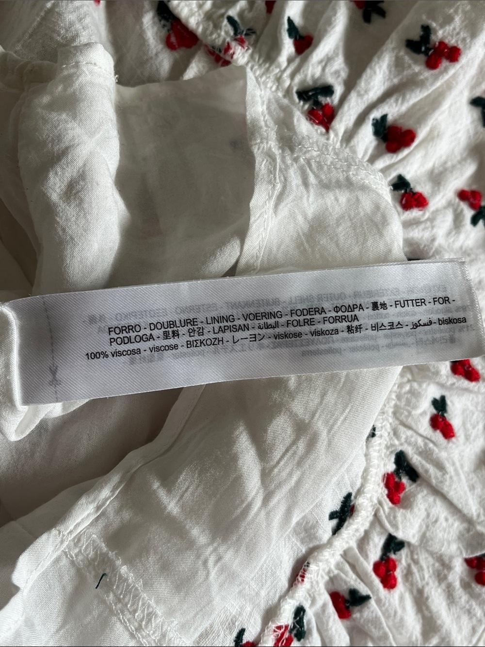 Zara embroidered cherry Dress 🍒 - Picture 11 of 14